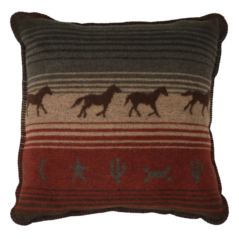 Wooded River Mustang Canyon III Pillow - 20x20
