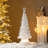 18.5"H Christmas Lighted Rotating Table Tree