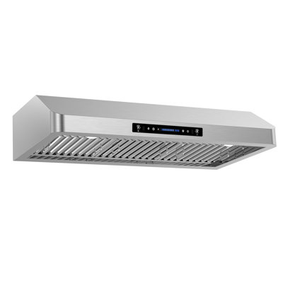 36 in. 900 CFM Ducted Under Cabint Range Hood in 1.0mm Stainless Steel with 3-Way Venting, Gesture Control and 10-Yr Warranty