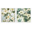 Dreen - Ensemble de 2 collages floraux carrés-101865389-101865386