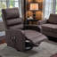 Desirrae Faux Leather Heated Massage Chair-786075441