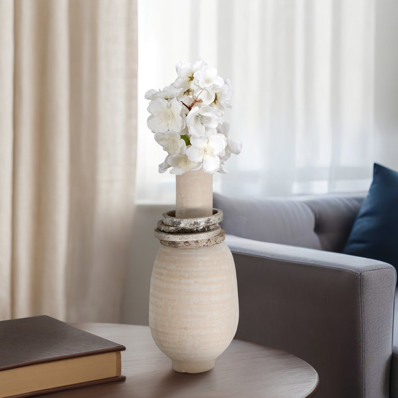 Ceramic/Porcelain Table Vase, 13"