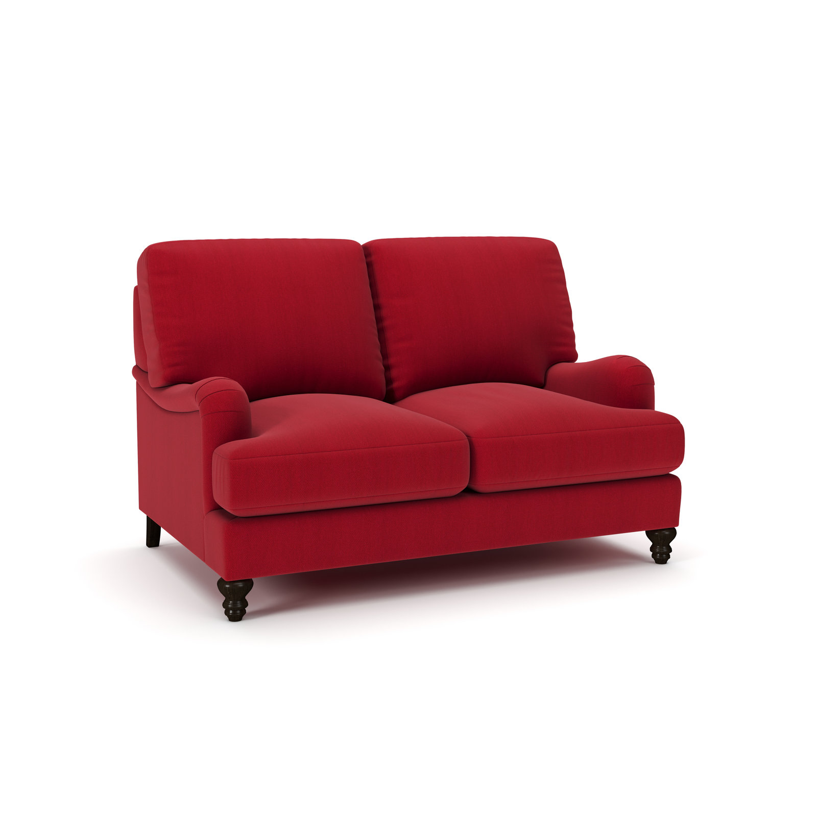 Walters 59'' Upholstered Loveseat, Bayou Flame Canvas