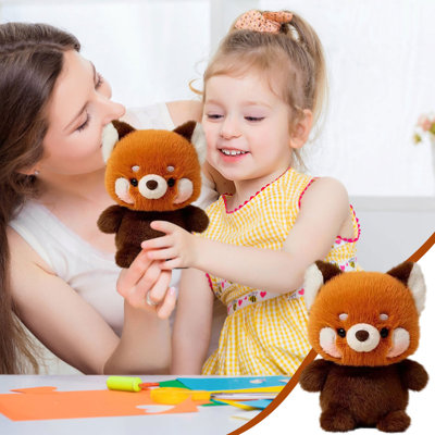 Peluche raton laveur réaliste jouet raton laveur rembourré aide au sommeil aide à soulager l'anxiété