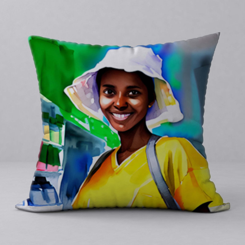 Reversible Throw Pillow