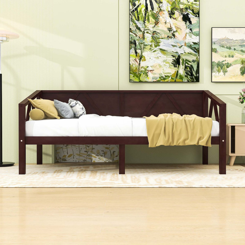 Maible Daybed with Slats, Twin, Espresso