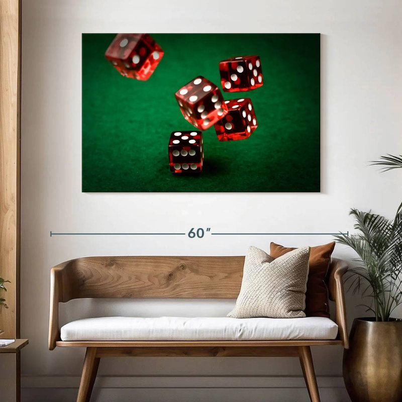 Senne Roll The Red Dice, H 32 po x l 48 po