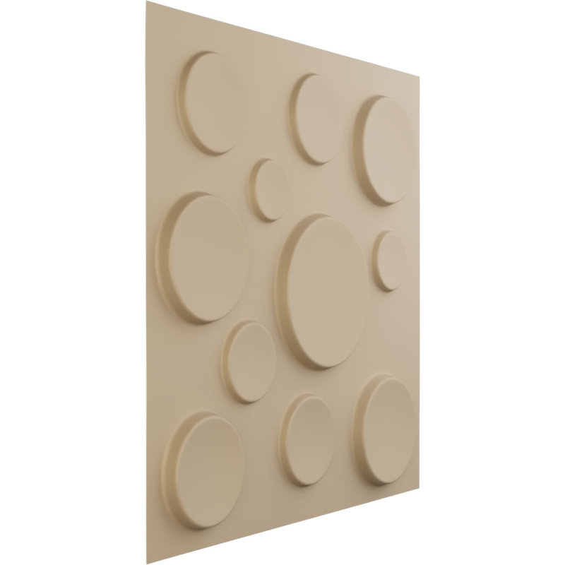 Cosmo EnduraWall Decorative 3D Wall Panel, Fumée / beige