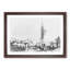 Taipei City Skyline in Taiwan in Abstract - Picture Frame Graphic Art Print-55729579-55729580