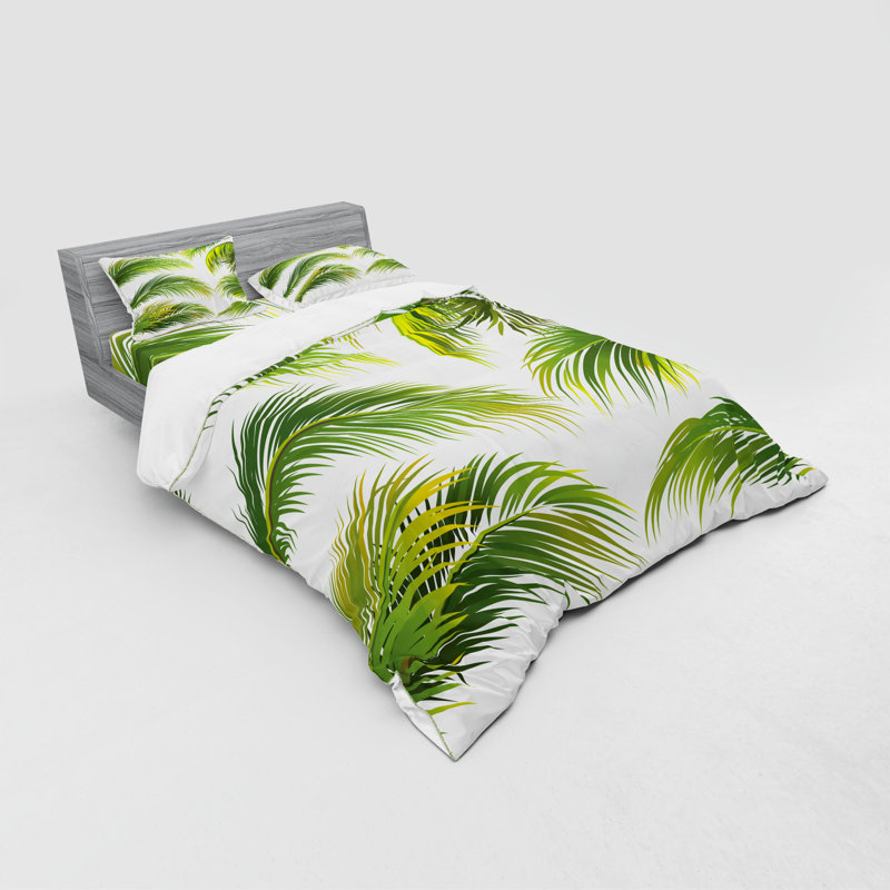 Coastal Polyester Paisley Duvet Cover, Queen Duvet Cover + 3 Additional Pieces