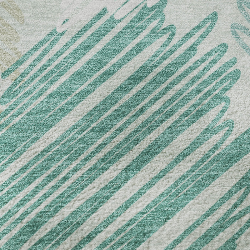 Premium Machine Washable Lonon AMF1942 Geometric Rug, Rectangle 10' x 14'