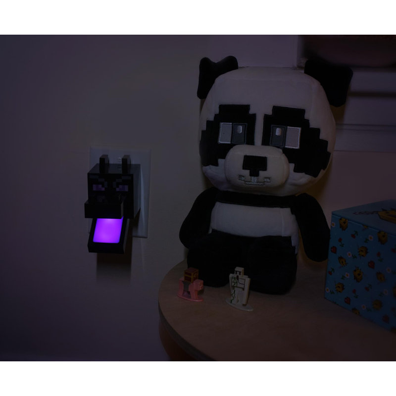 Minecraft Purple Ender Dragon Plug-In Nightlight with Auto Dusk to Dawn Sensor