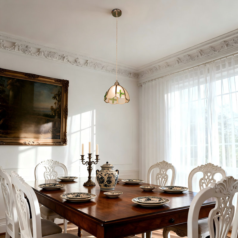 Modern 1 - Light Dome Chandelier Dimmable