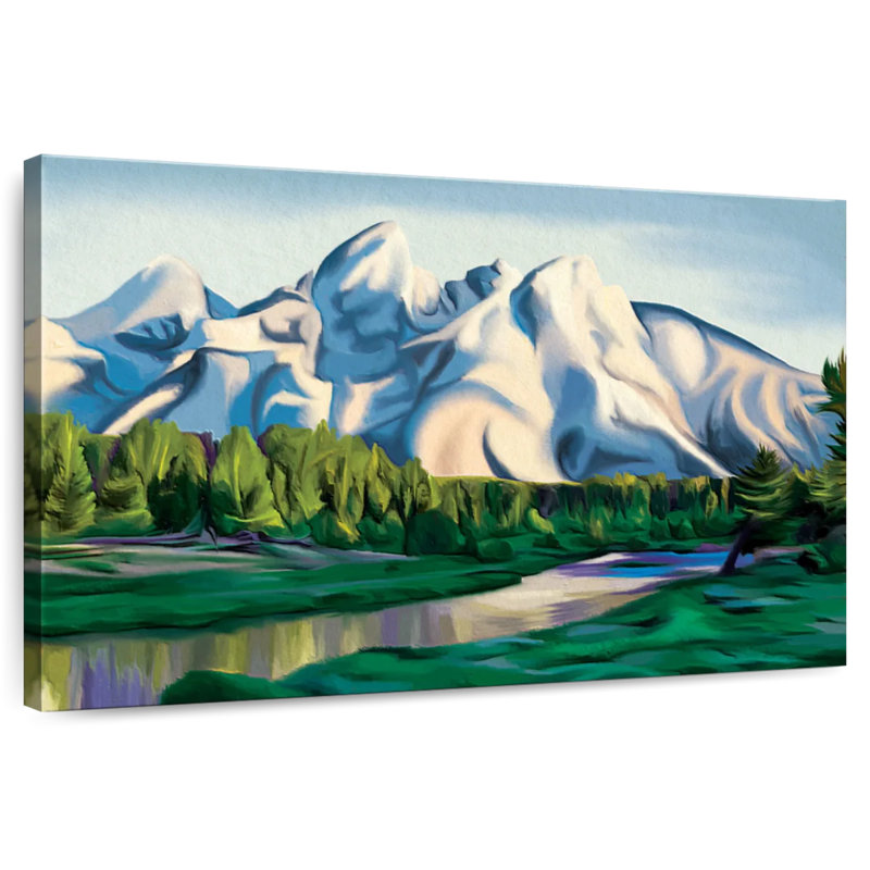 Grand Teton Daylight Bliss, H 24 po x l 36 po