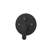 Mirage Rainfall Shower Set with Round Shower Head, Round Valve, and Wand Handshower, Matte Black-121486810