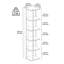 39cm W Corner Bookcase-2046691945