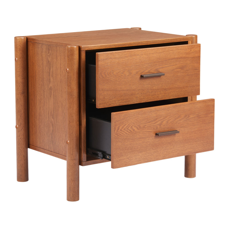 Table de chevet Beleza Noyer