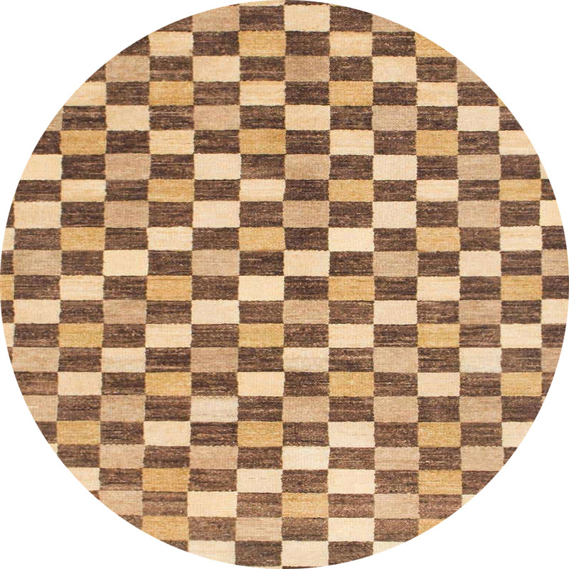 Tapis abstrait moderne 805, Rond 7 pi