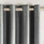 Panneau de rideau simple occultant et isolant avec passe-pièce solid Kina-24507603