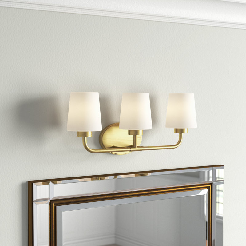 Éclairage de salle de bain à intensité variable 4 lumières Arline en nickel poli, Nickel poli, H 9 po x l 31 po x P 31 po