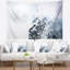 Tapisserie en cristal blanc avec art abstrait 3D-28504807