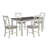 Eltingville 4-Person Solid and Manufactured Wood Dining Set-19829057