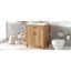 Meuble-lavabo de 30 po en bois avec cadre en bois massif, 2 portes à fermeture douce, 1 tiroir rabattable, tablette réglable, armoire de rangement moderne-373990240-373990243