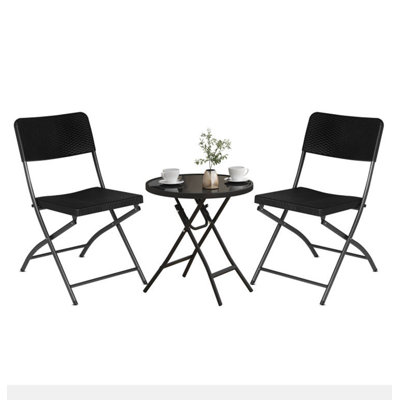 Mariby 2 - Person Metal Patio Dining Set with Round Table