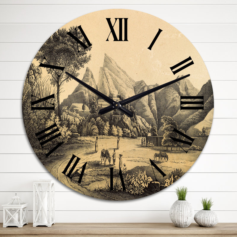 Nature de l'Amérique du Sud - Image VI - horloge murale traditionnelle, Grand