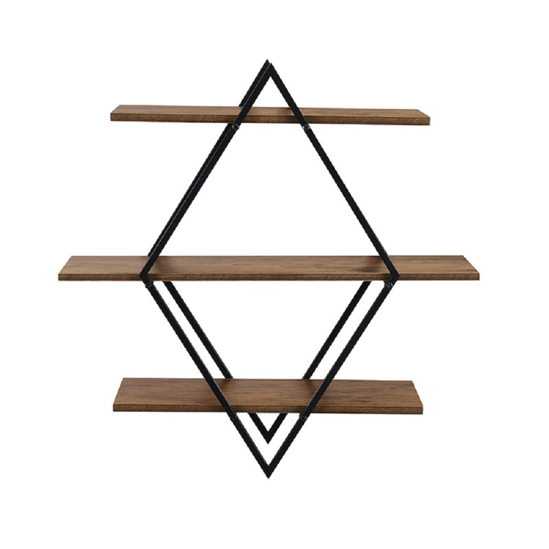 Naponee 3 Piece Diamond Tiered Shelf