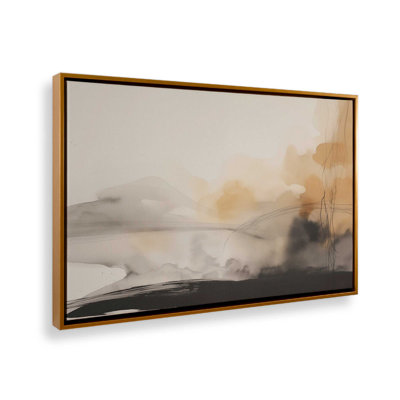 Impression sur toile cuivre et mélodie rustique