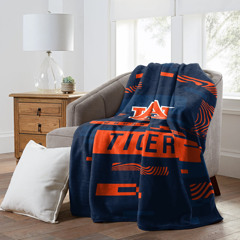Throw Blanket, Orange/Blue, Auburn Tigers