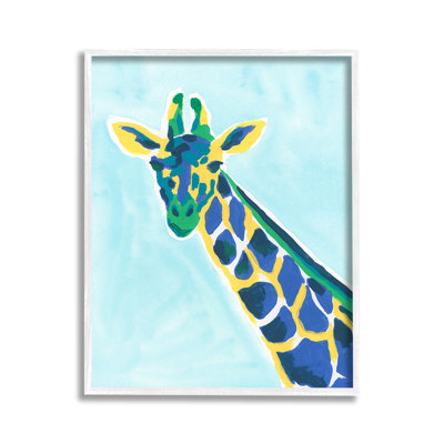 "Modern Hue Giraffe" par June Erica Vess sur toile