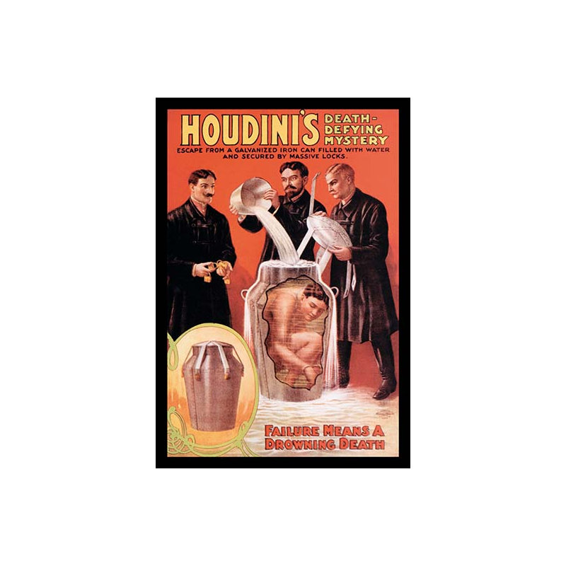 Houdini décès-défiant mystère, H 30 po x l 20 po