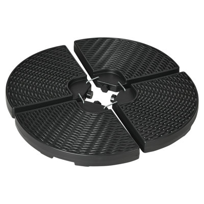 HDPE Material Patio Umbrella Base Weights Sand Filled