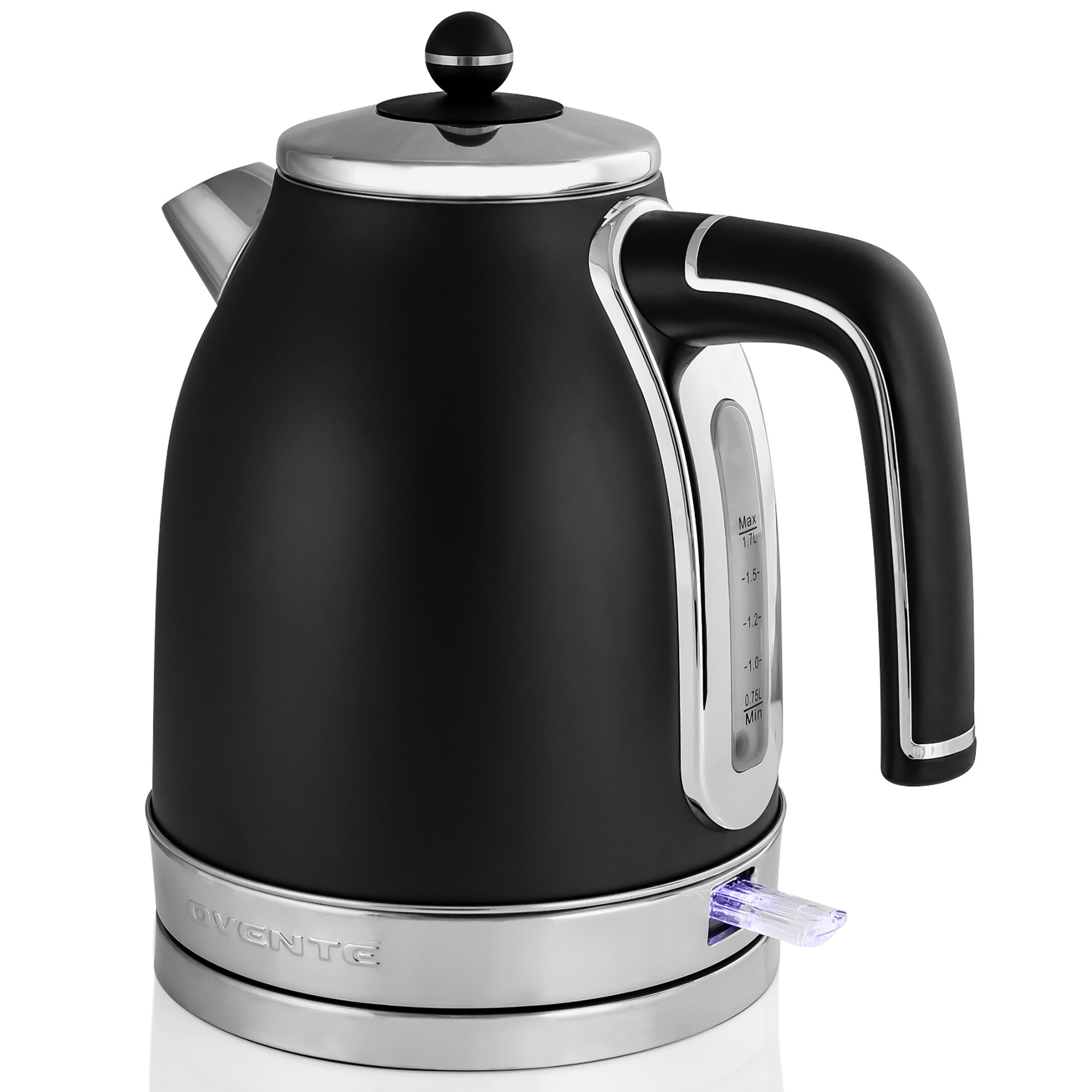 OVENTE 1.7 qt. Stainless Steel Electric Tea Kettle & Reviews Wayfair