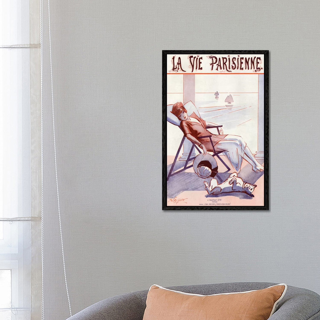 1920 La Vie Parisienne Magazine Cover von Rene Prejelan - Gallery-Wrapped Canvas Giclée