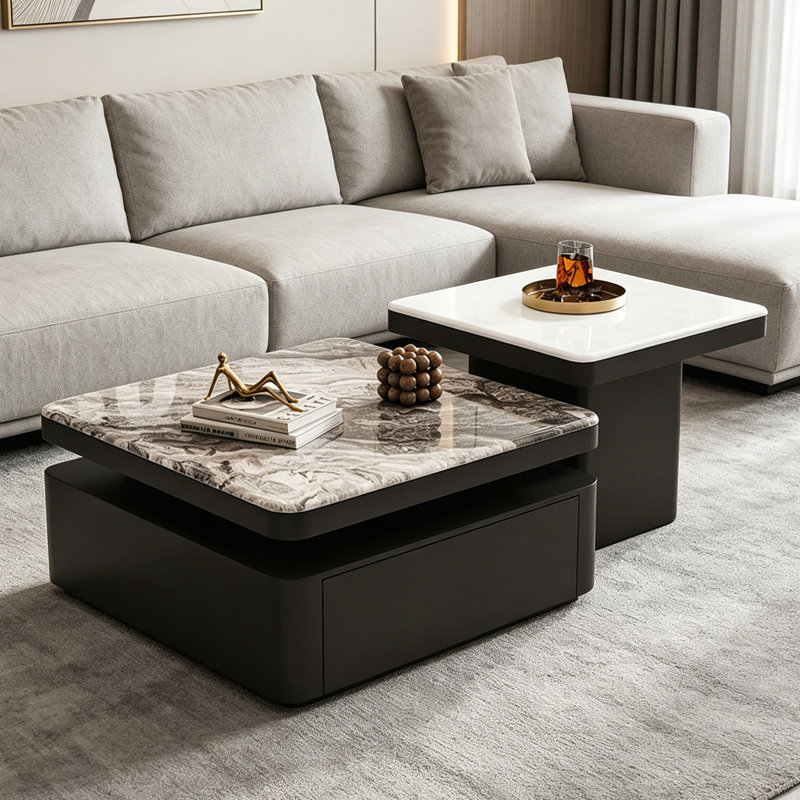 Boyden, H 14,6 po x L 31,5 po x l 31,5 po, Gris / Blanc