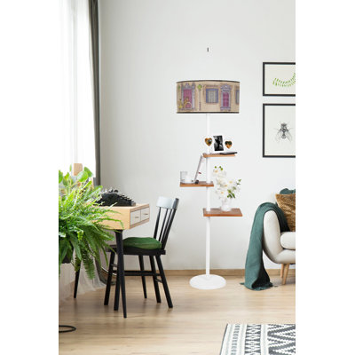 66.93 " Tray Table Floor Lamp