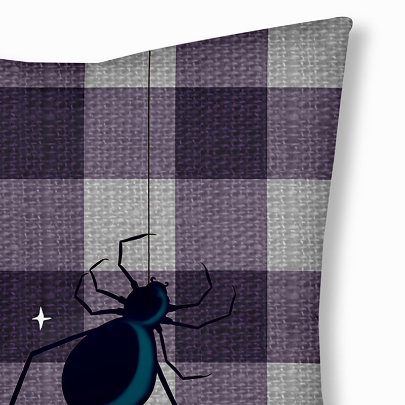 293_Eeek! Coussin Halloween, 30 po x 30 po, Mauve