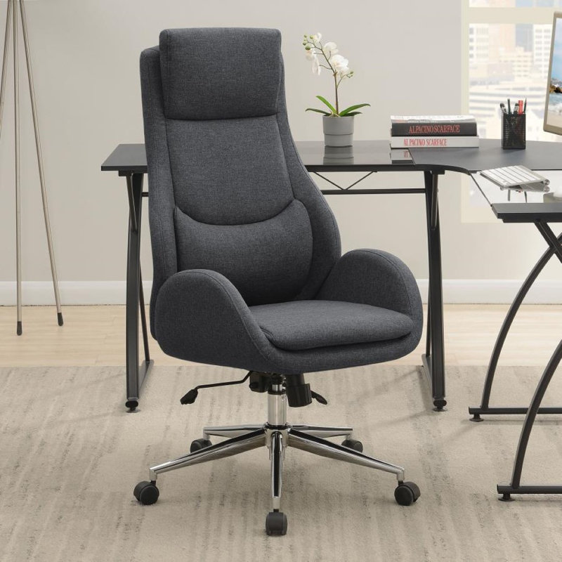 Chaise de travail en tissu Casolo