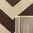 Arneshia Chevron Dark Brown Indoor / Outdoor Area Rug-1703822423