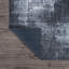 Tapis noir / gris à motif abstrait lavable à la machine Priebe-1653838206
