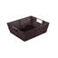 Panier fourre-tout en rotin avec rangement pour petites tablettes en gris anthracite-1435444305-1435444309