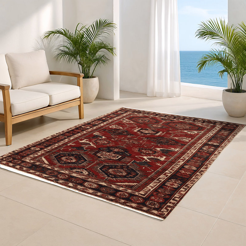 Tapis turc intérieur et extérieur brun, Rectangle 4pi x 6 pi