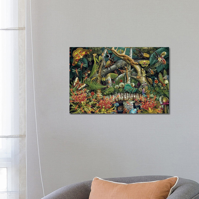 Mantis Mundi by R.S. Connett - Wrapped Canvas Print, 152.5 cm H x 101.5 cm W