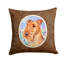  Coussin décoratif Airedale Terrier en fleurs 14 po