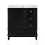 Meuble-lavabo avec lavabo, tablette et trois tiroirs-1845282574
