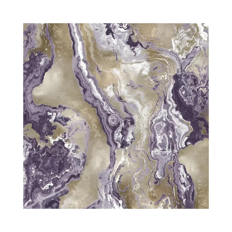 Onyx Amethyst by Danielle Carson - Wrapped Canvas Print, 45.72 cm H x 45.72 cm W x 3.175 cm D
