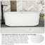Baignoire de trempage autoportante en acrylique double avec trop-plein-110332495